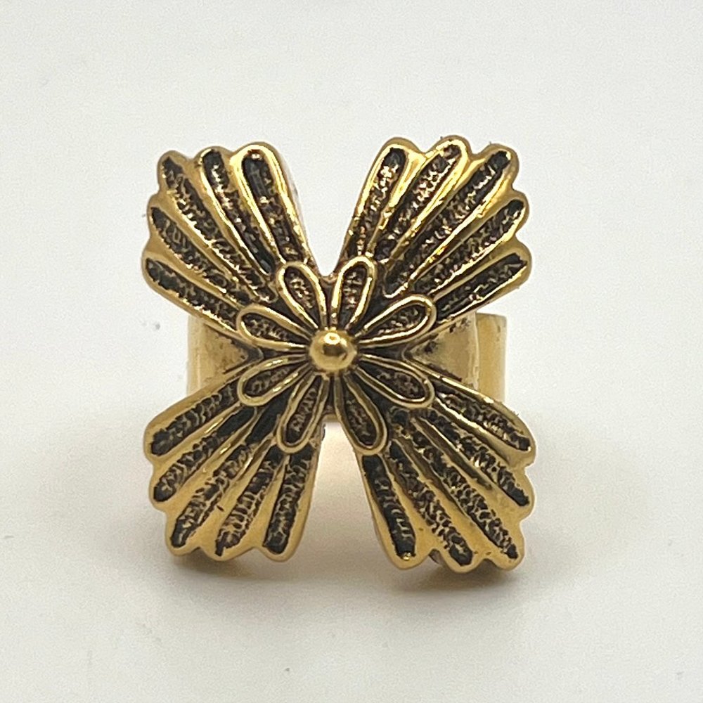 Jose Maria Barrera for Avon Mayan Style Ring with Box